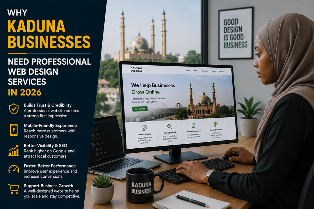 Why Kaduna Businesses Need Professional Web Design Services in 2026 - Cloud Office Blog